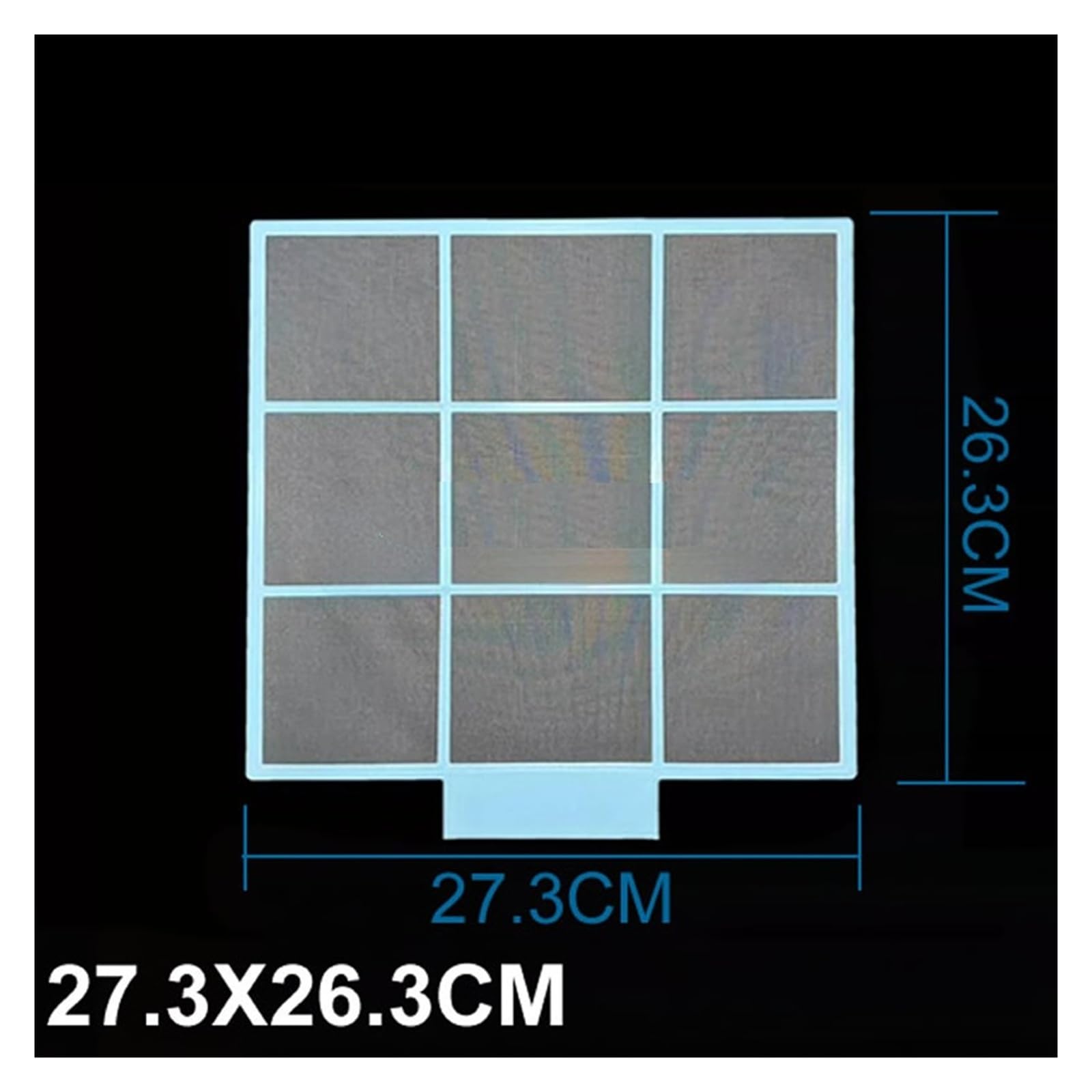 HIZON Juegos de filtros de Aire Acondicionado, compatibles con Carrier,(27.3x26.3cm x2pcs)