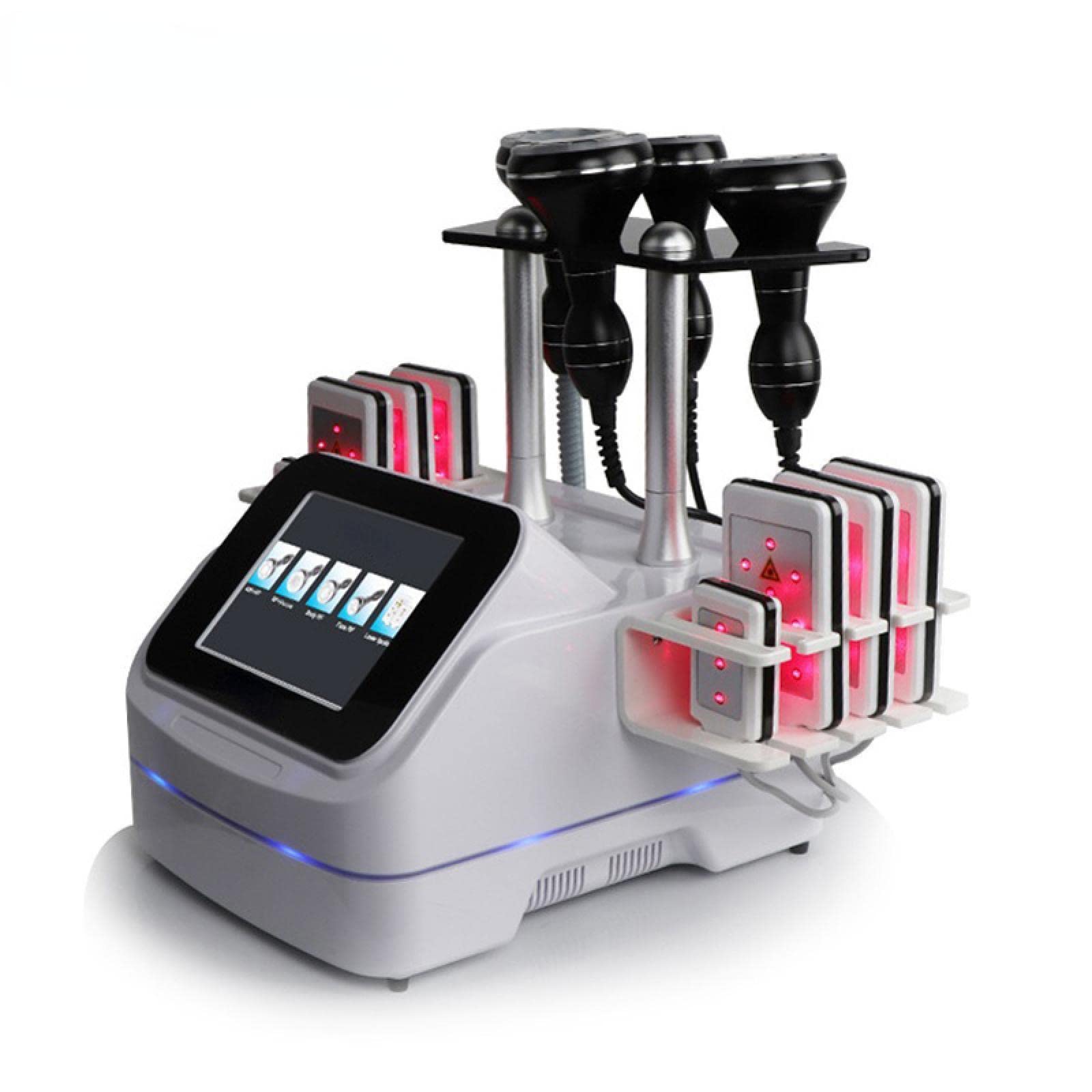 Dispositivo di Bellezza per Il Corpo 5-in-1 40k Cavitazione Corpo Dimagrante Macchina Modellamento del Corpo Vuoto Multipolare RF Dispositivo di Bellezza Viso Corpo a Forma di S