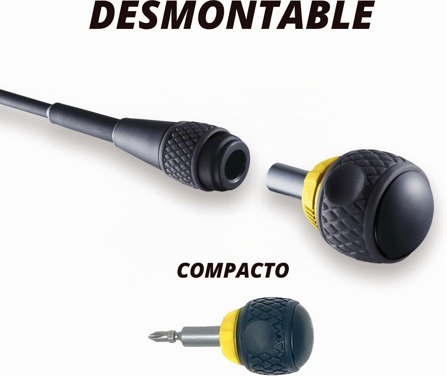 VESSEL 2200MBH120K01 Destornillador de trinquete intercambiable con 10 puntas