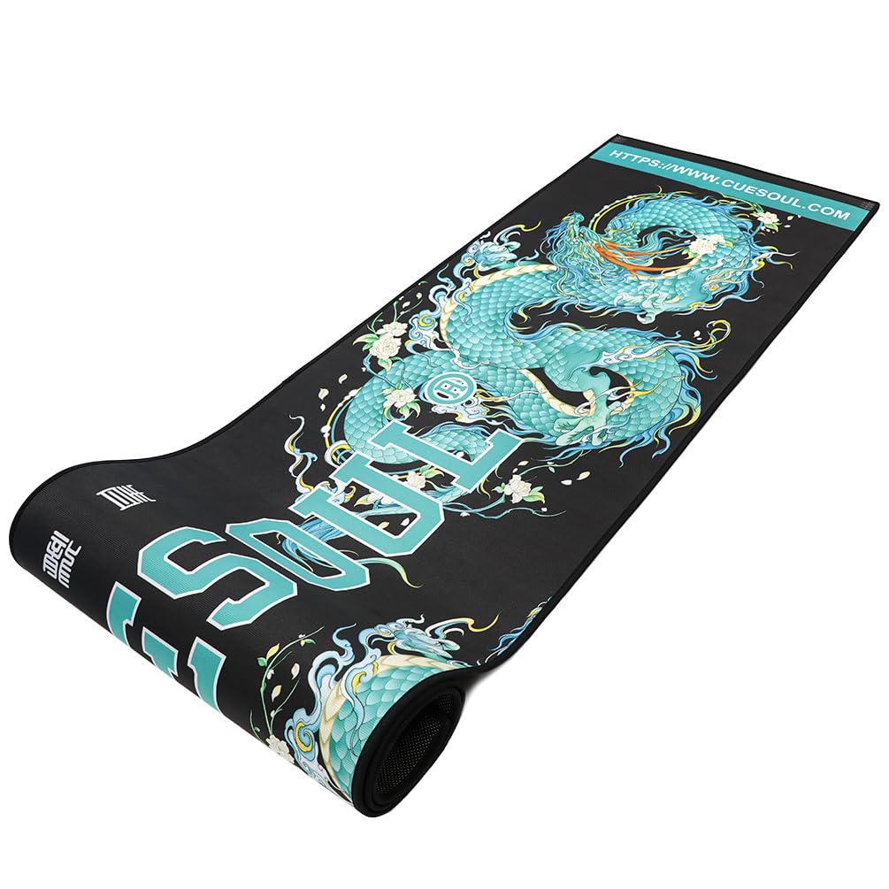 CUESOUL Alfombrilla de Dardos Resistente con diseño de Estilo Chino a la Moda