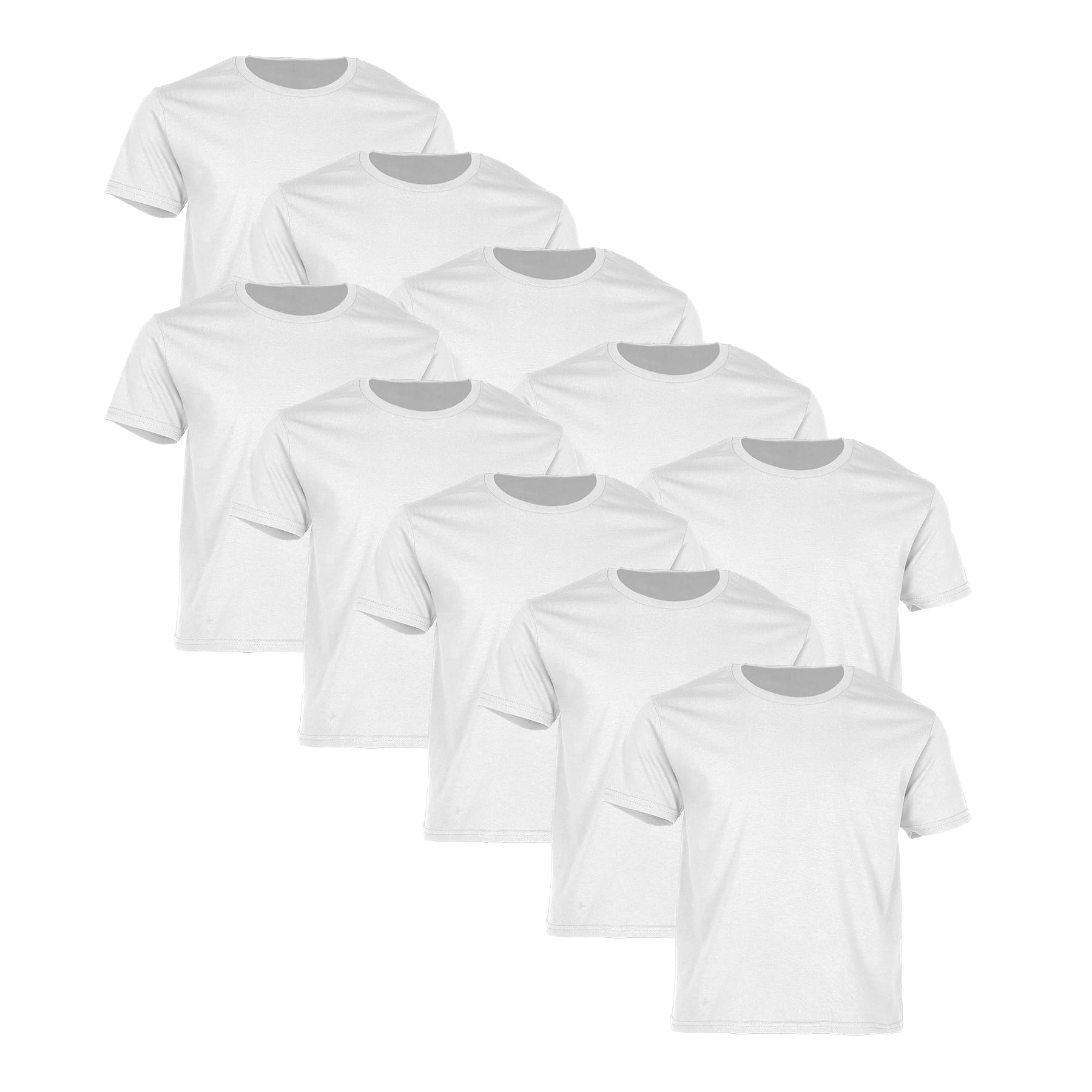 Fruit of the Loom 10er-Pack Iconic Kinder T-Shirt + Web-Textilien24 Beutel
