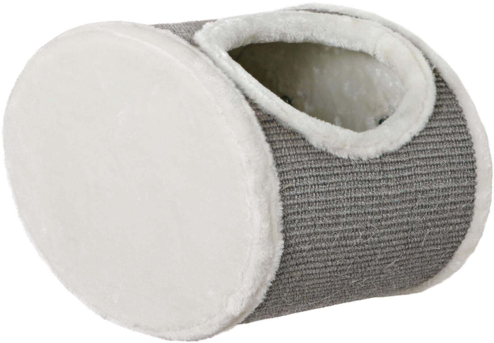 Trixie 49921 knuffelhol voor wandmontage, 42 × 29 × 28 cm, wit/grijs