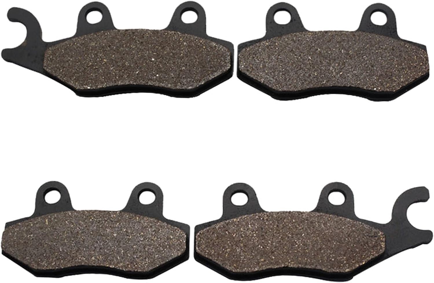 Półmetaliczne klocki hamulcowe Dla Kawasaki KV 650 G7F/G8F Brute Dla Force (4x4i) Hardwoods Green (2007-2008) Przednie klocki hamulcowe do motocykla