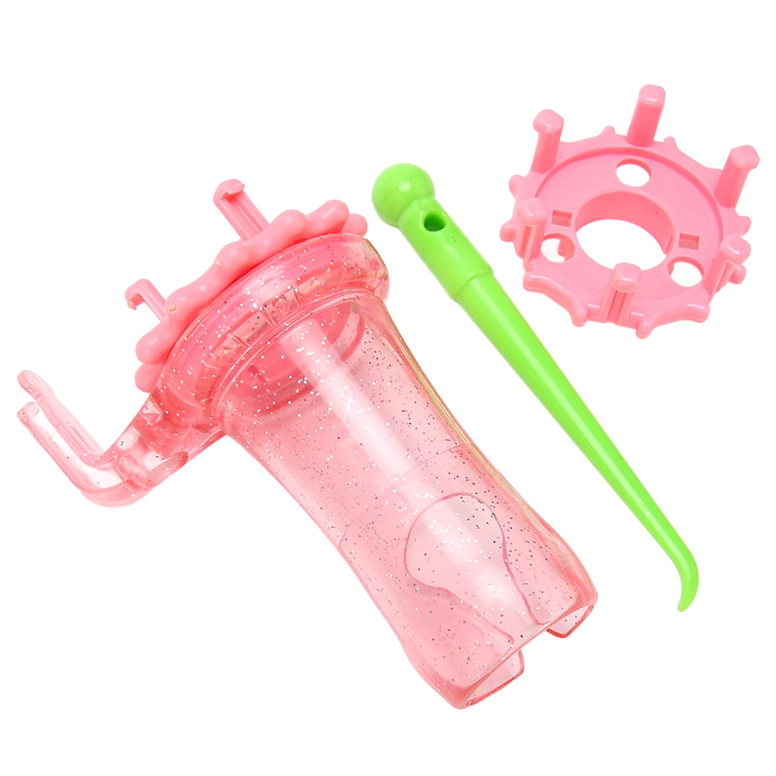 Mini Ensemble de Métiers à Tisser à Bobines à Tricoter Double Tête ABS Facile à Transporter - Idéal Pour les Bobines à Tricoter Débutants et Avancés