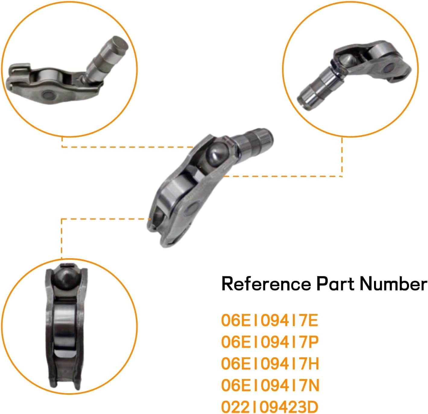 24 x Engine Valve Lifter Rocker Arm Tappet Kit Fit for Q7 Q5/SQ5 A8 Quattro A7 Quattro Touareg 06E109417E 06E109417P 06E109417H