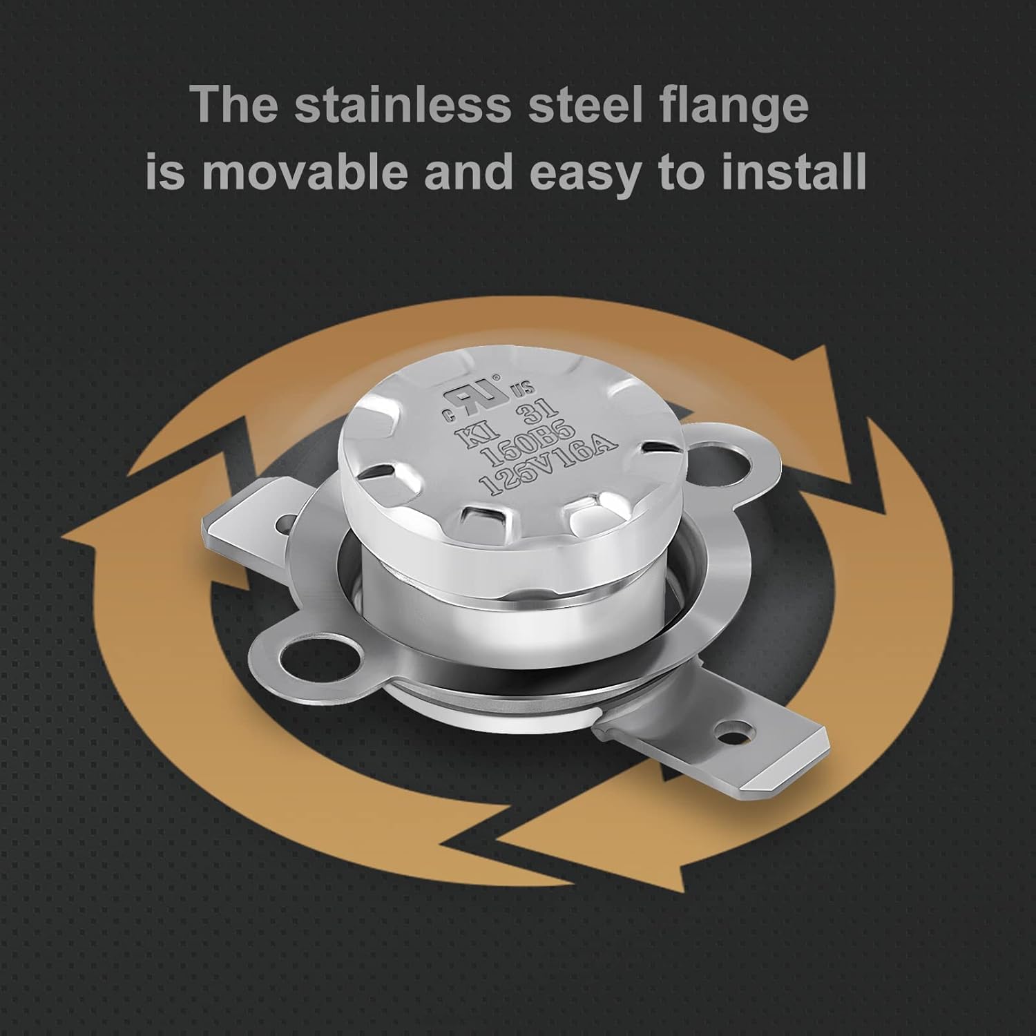 Interruttore Termico TecnoStore KSD301 - 40°C Normally Open, 250V 10A, Per Elettrodomestici - Foto 2