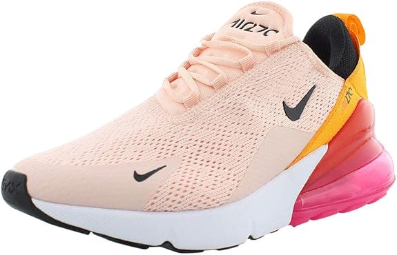 Amazon.com | Nike Womens W Air Max 270 Washed Coral/Black Ah6789 603 - Size 6W | Road Running