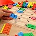 Lvedu Jeu de domino puzzle de calcul Jeu éducatif pour enfant de 3 à 7 ans garçons et filles
