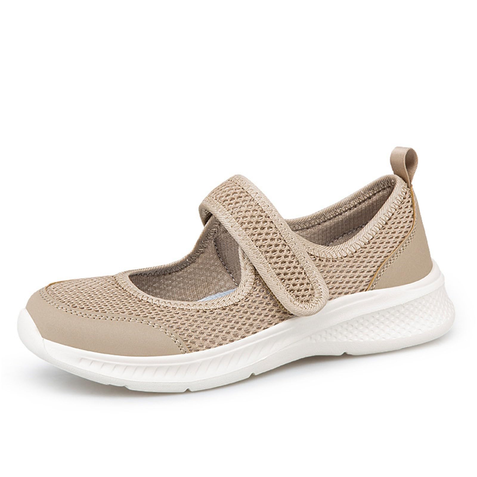 Mary Jane - Scarpe da ginnastica ortopediche da donna, vestibilità larga, traspiranti, con cinturino regolabile, antiscivolo, estive, casual, per sport all'aria aperta