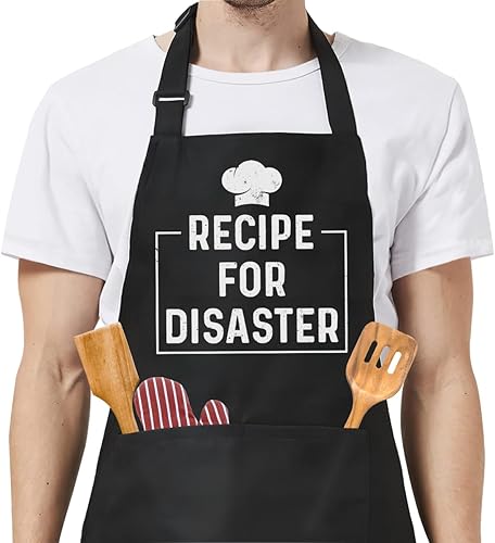 SANDJEST Delantal divertido para papá, cumpleaños, día del padre, cocina, parrilla, regalos para hombre