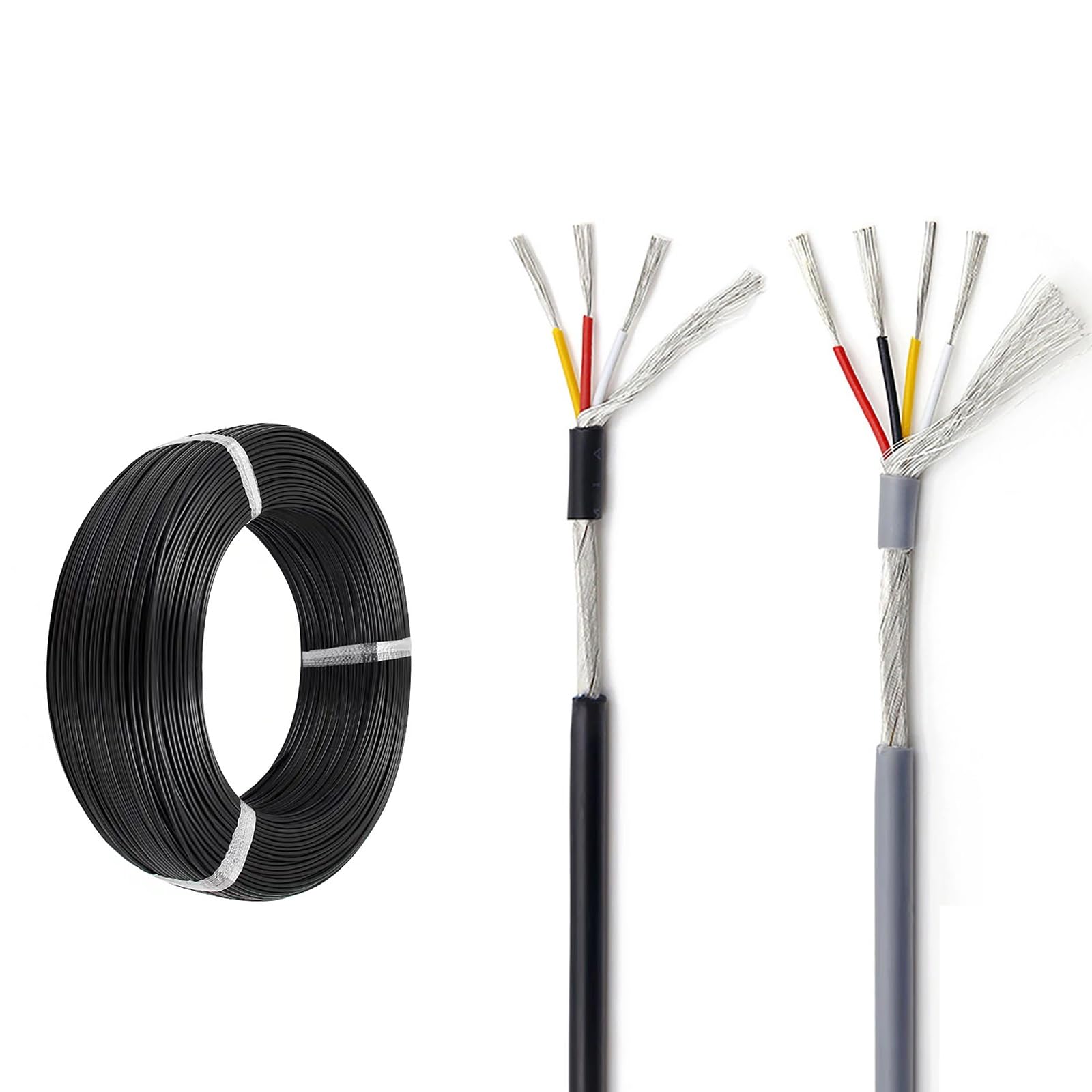 Fil de cuivre étamé de câblage et transmission de données souple 50ft 7C