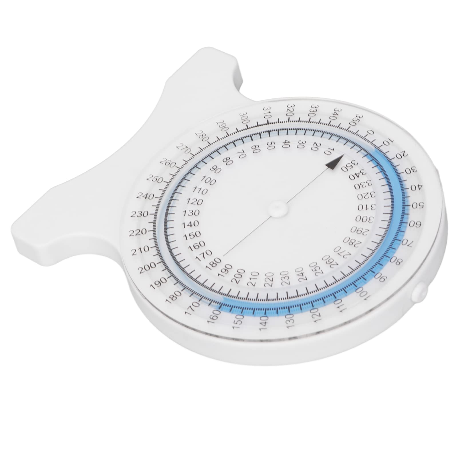 Fockety Inclinomètre de Physiothérapie, Inclinomètre à Bulles Anti-Fuite, Rapporteur d'angle Précis pour la Rééducation des Chiropracteurs, des Professionnels et des étudiants