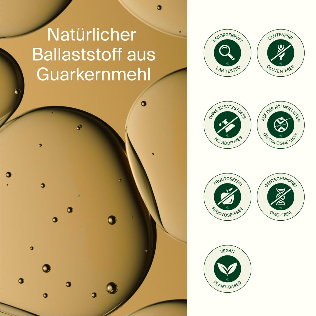 PHGG Ballaststoff Pulver 300 g – 8,7 g Ballaststoffe pro Portion | leich löslich, gut verträglich | Low FODMAP | Vegan & glutenfrei | Biomfiber Sunfiber partially hydrolyzed guar gum