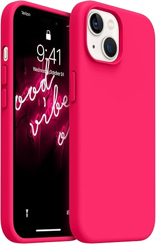 AOTESIER Funda a prueba de golpes para iPhone 15, silicona ultradelgada con forro de microfibra suave antiarañazos, funda protectora de cuerpo