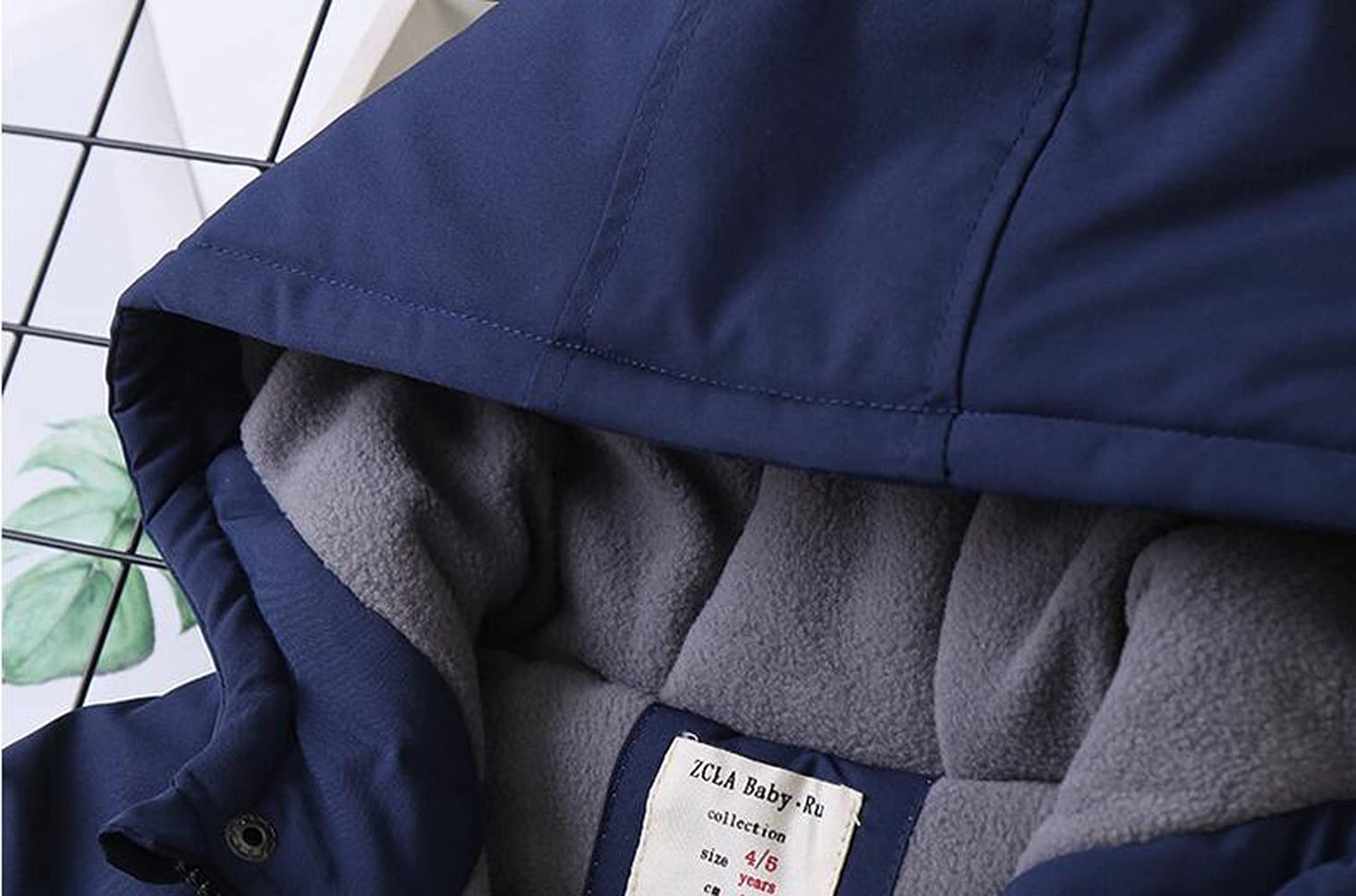 Cappotto lungo per bambino, invernale, con cappuccio