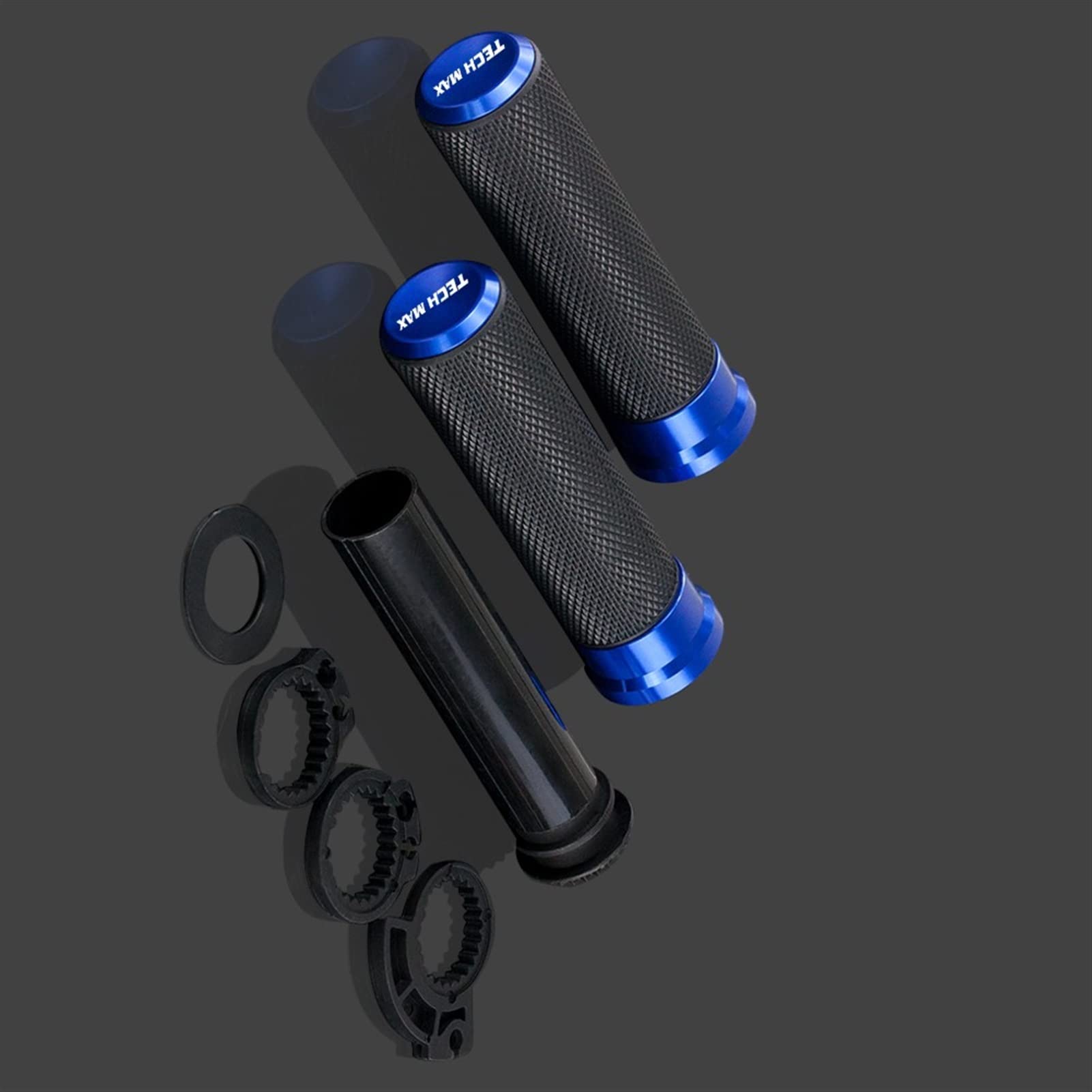 TMAX 560 Tech Max poignées guidon moto CNC Tmax560 bleu - 5