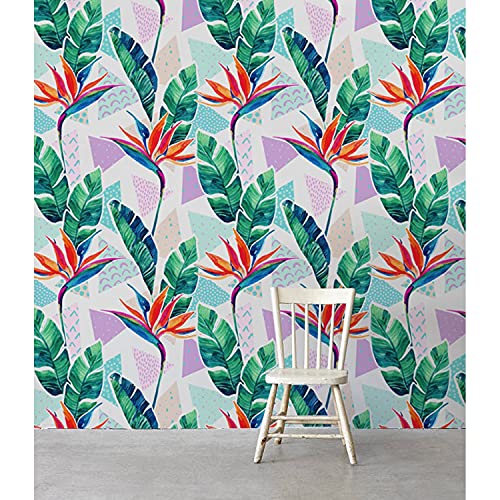 Fotomurale autoadhesivo Magic-Stick impermeable vinilo decorativo hojas abstractas 2