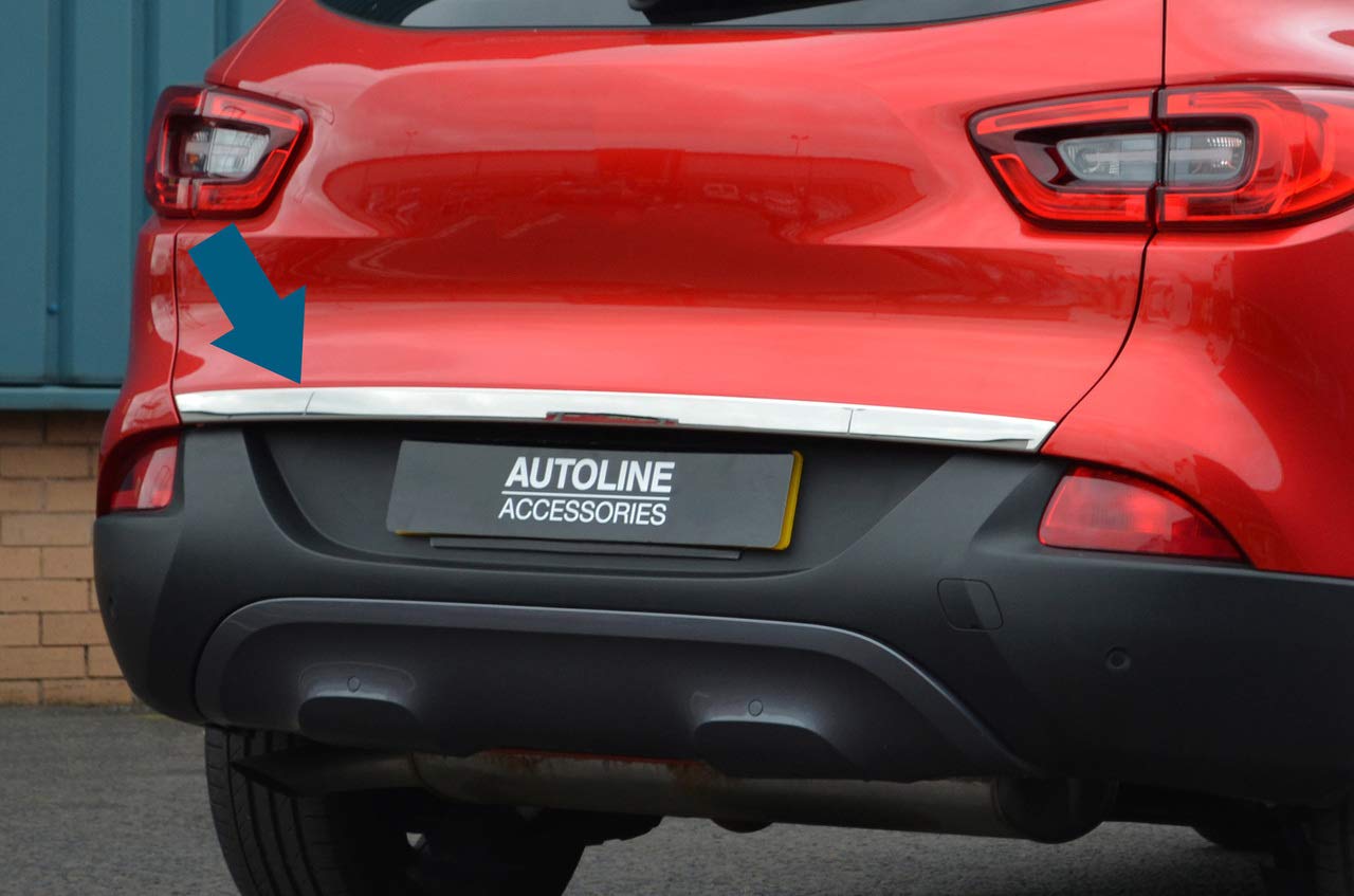 Chrom Hinten Heckklappe Zierleiste Abdeckung Passend Für Kadjar (2016