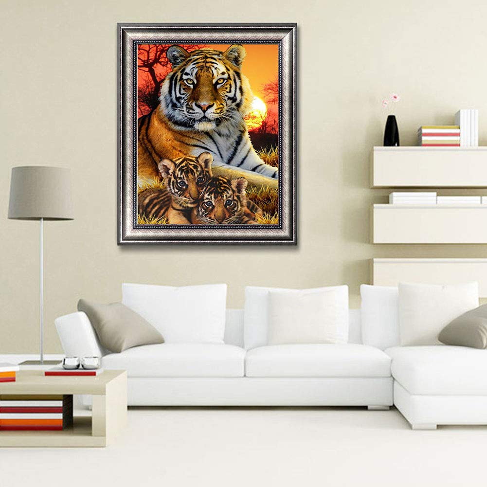 HEIBAGO 5D Diamond Painting Farfalla, DIY Cuori Kit Diamond Painting Adulti Principiante, Diamond Painting Kit Completo Animali Croce Per La Decorazione Della Parete Di Casa 30x30cm