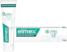 elmex creme dental para dentes sensíveis Sensitive Professional, com fórmula Pro-Argin + Fosfato de Zinco para cuidado eficaz da sensibilidade nos dentes, 110g