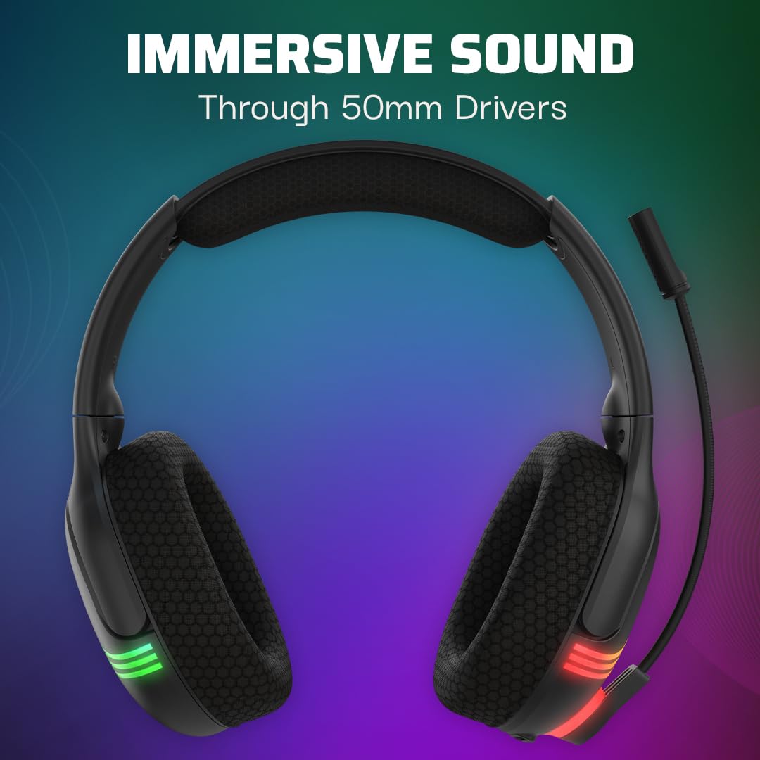PDP Xbox Afterglow Wave Wireless Headset Black