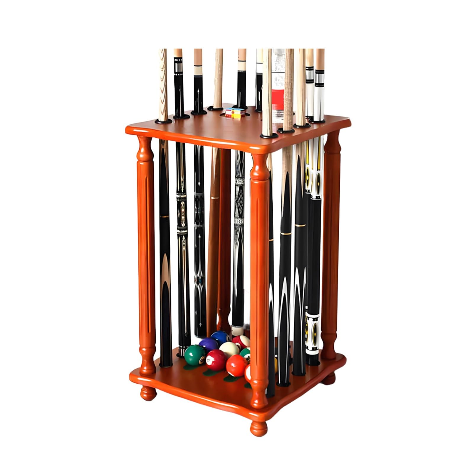 Support queues de billard en bois massif, l'écrin de vos plus beaux souvenirs de jeu