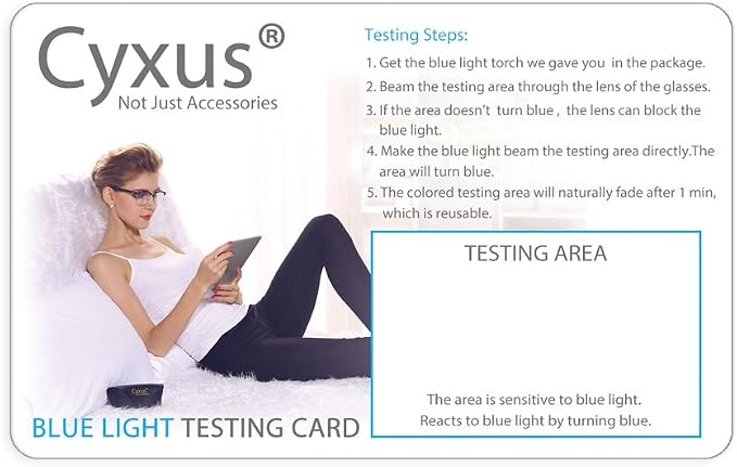 Cyxus Blu-Ray carta di prova Luce blu prova, carta di prova per la luce blu  : Amazon.it: Commercio, Industria e Scienza