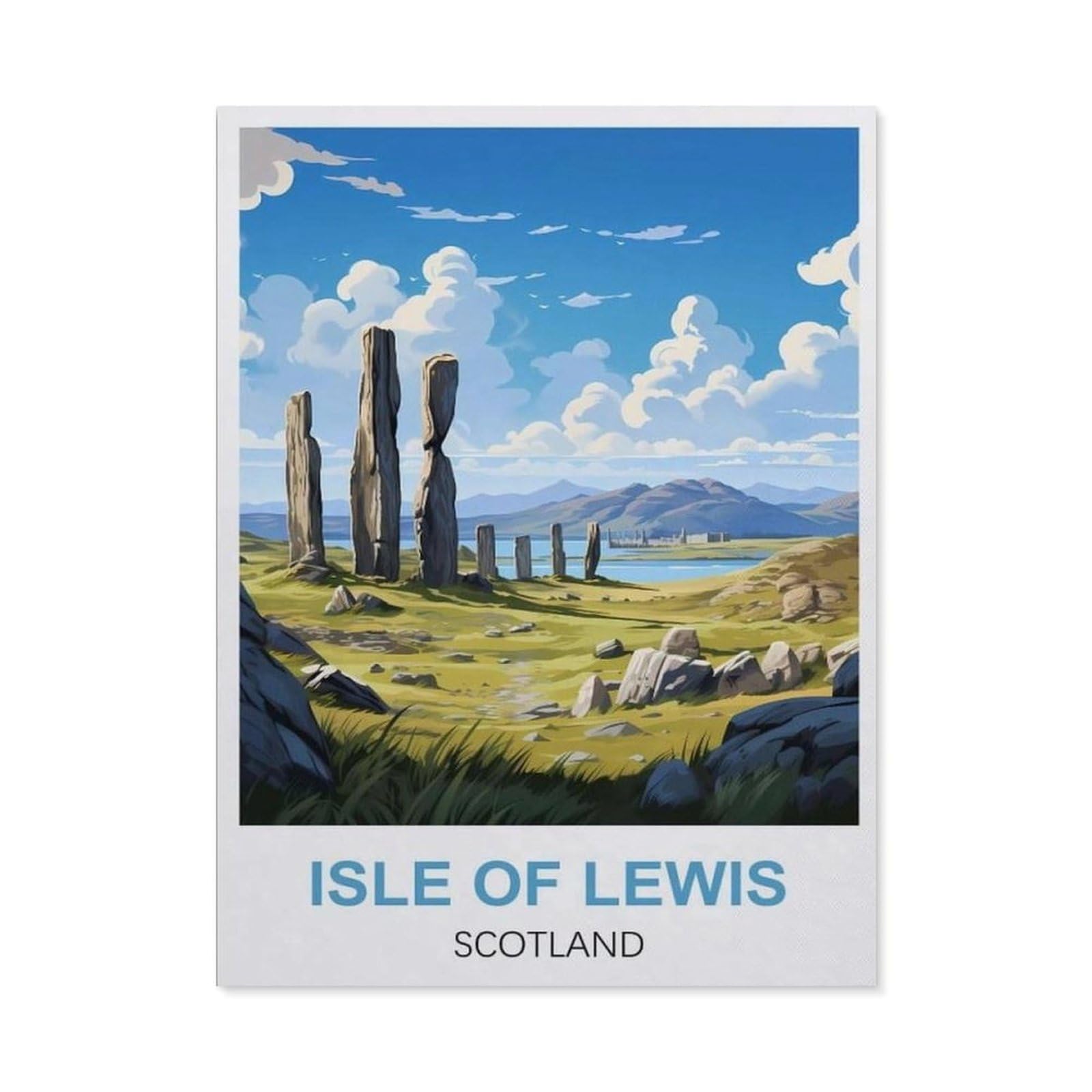 Metal Signs，Isle of Lewis Scotland(15x30cm）