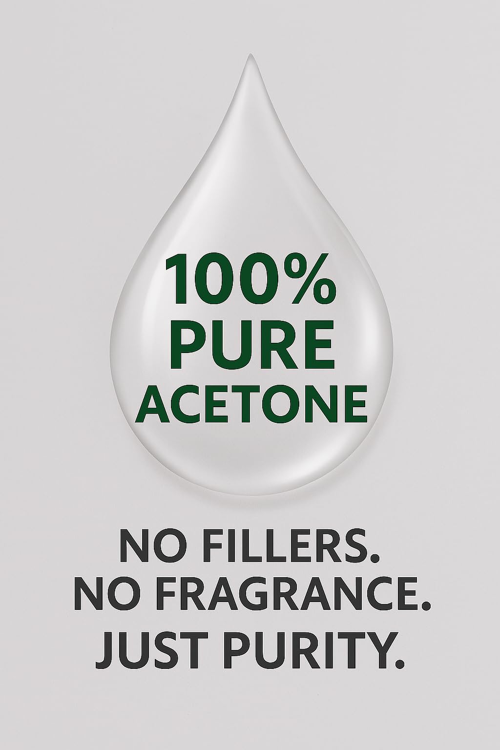 Organic One Acetone Nail Polish Remover - 250 ml | Professional Grade Formula | Fast Drying | Nourishing | Versatile Use | Easy to Use | No Residue - Image 6 thumbnail