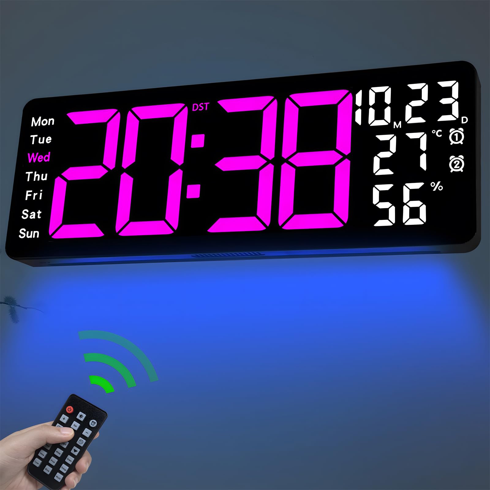 希少 美品 Hardcore LED BIG DIGITAL CLOCK EC Amazon.com: JoFomp 17.3