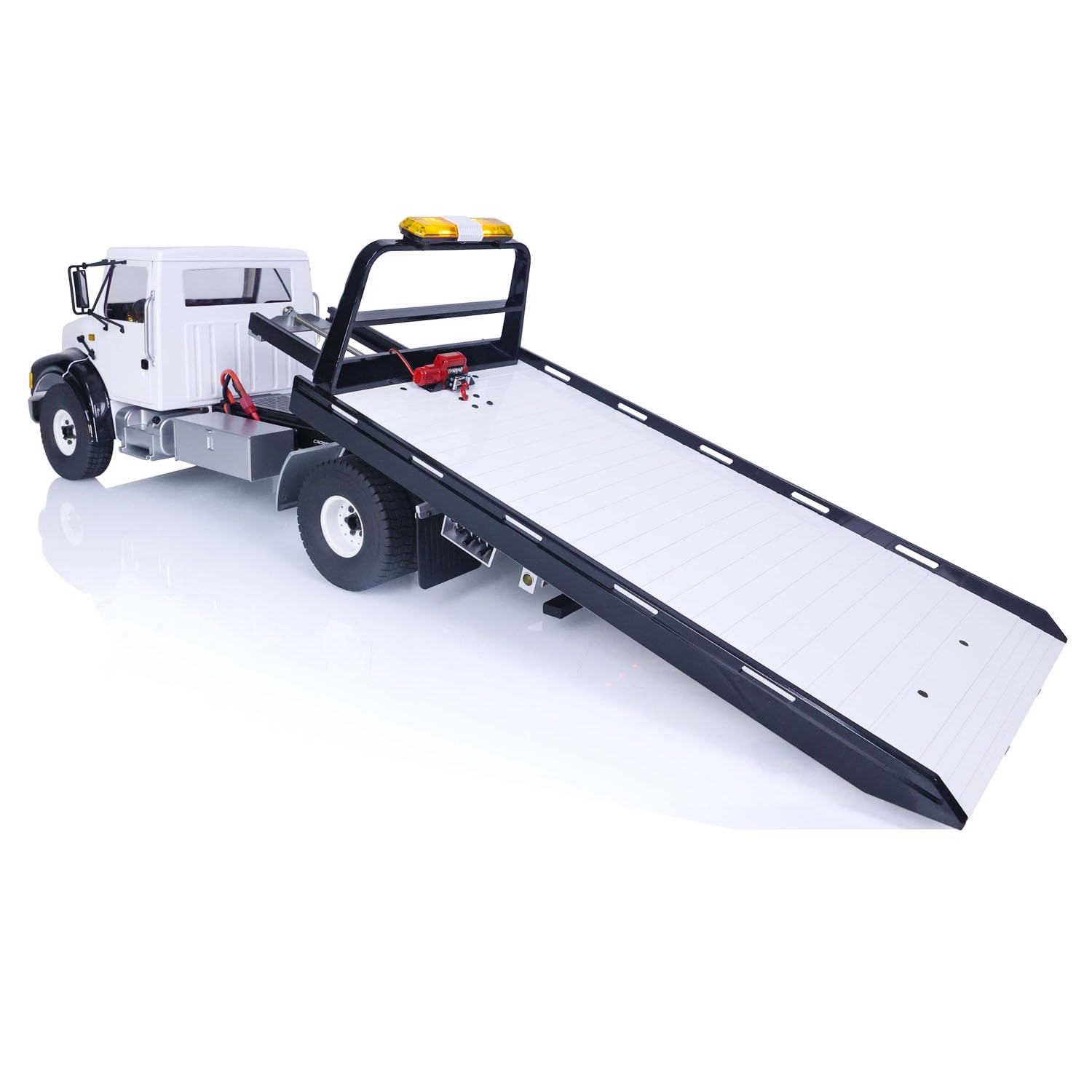 CROSSRC WT4 1/10 Kit De Camión De Rescate RC Sin Montar Ni Pintar | Réplica De Vehículo De Carretera Con Plataforma Elevadora Y Transmisión 2 Velocidades