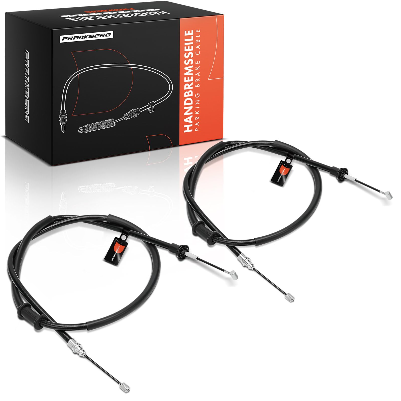 Frankberg 2x Cavo freno a mano Cavi freno a mano Posteriore sinistra destra Compatibile con Punto Furgone/Compatto 188 Punto 188 Replace# K18086,46752977