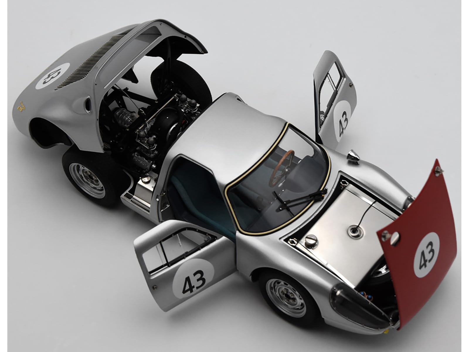 Amazon.com: CMC 904 Carrera GTS #43 Leon Dernier 500 km Spa (1965