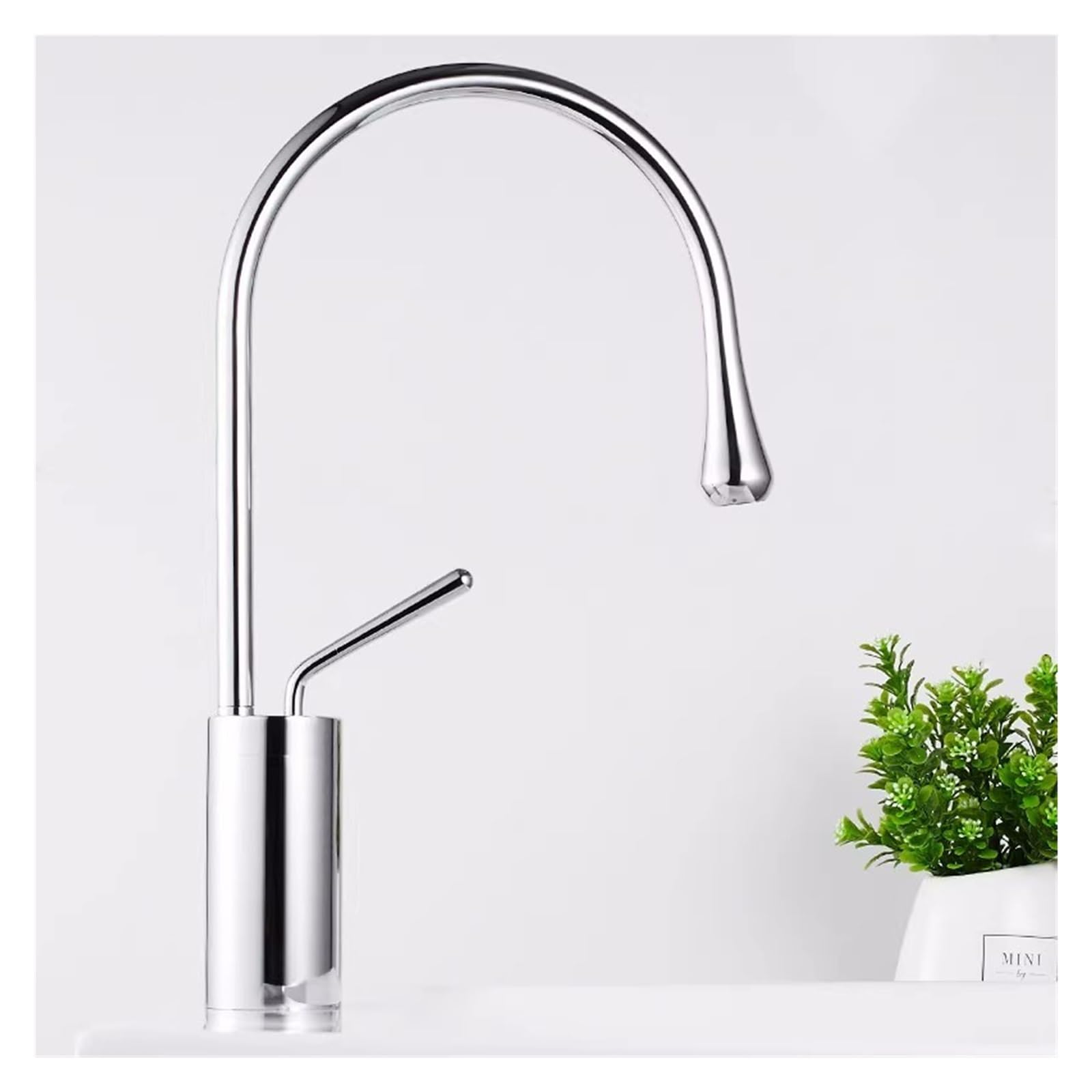 ZYCHSJXA Pull Out Sprayer Countertop Mount Matte Black Mixer Faucet 360 Degree Swivel Kitchen Sink Hot and Cold Water Faucet(White)