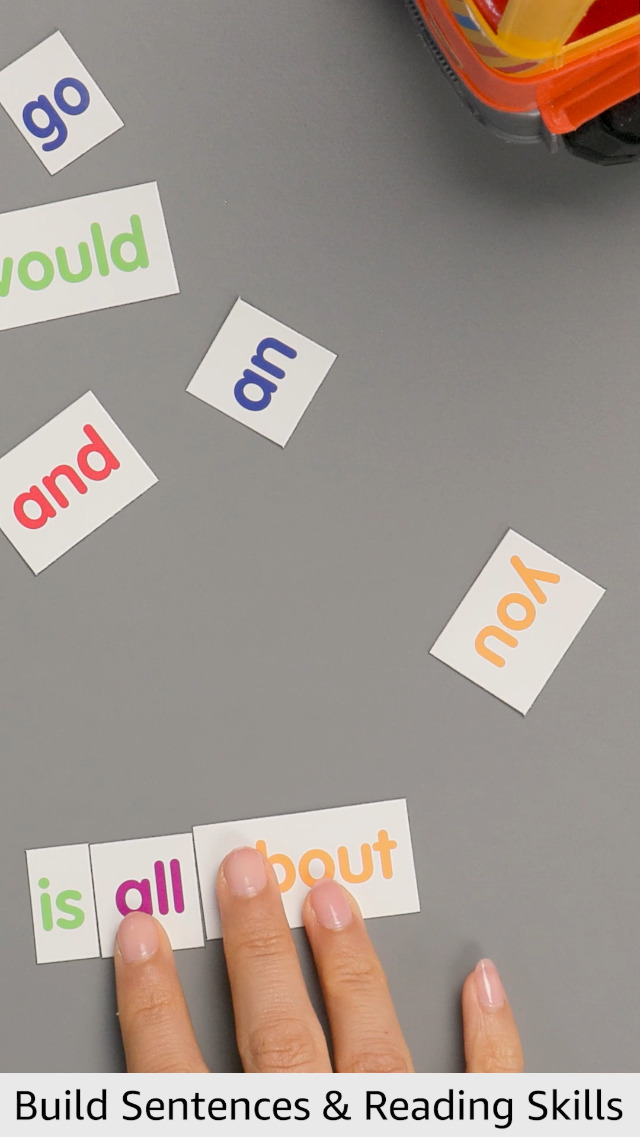 Active Minds Sight Words Magnets - Learn and Practice Language Building Skills needed for Reading (Ages 5 and Up)