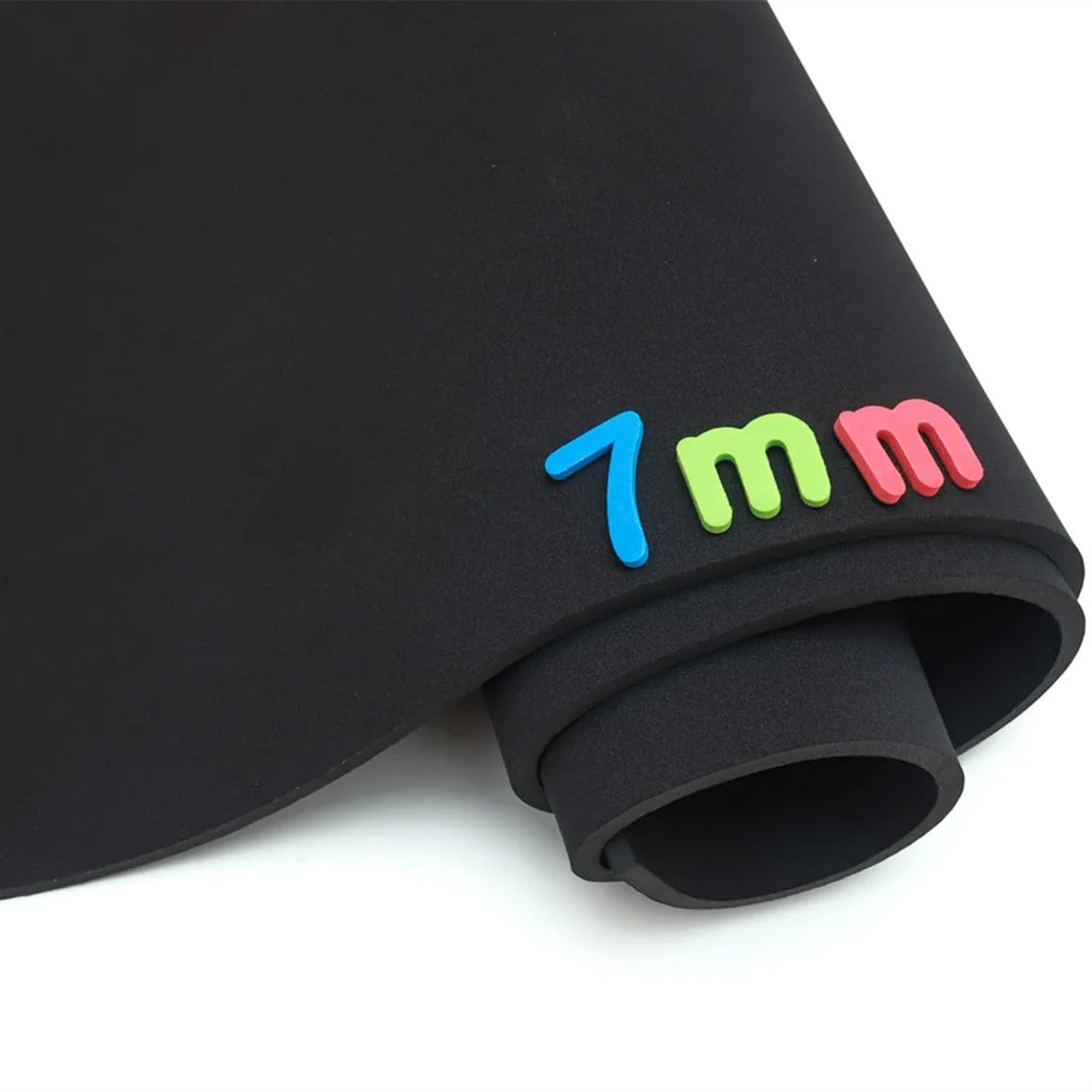 Neopren-Stoff zum Nähen, Neopren-Gummiplatte, 7 mm dick, Probe-Neopren-Nähstoff, wasserdicht, Winddicht, stoßfest, for Tauchen(45cm x 35cm)
