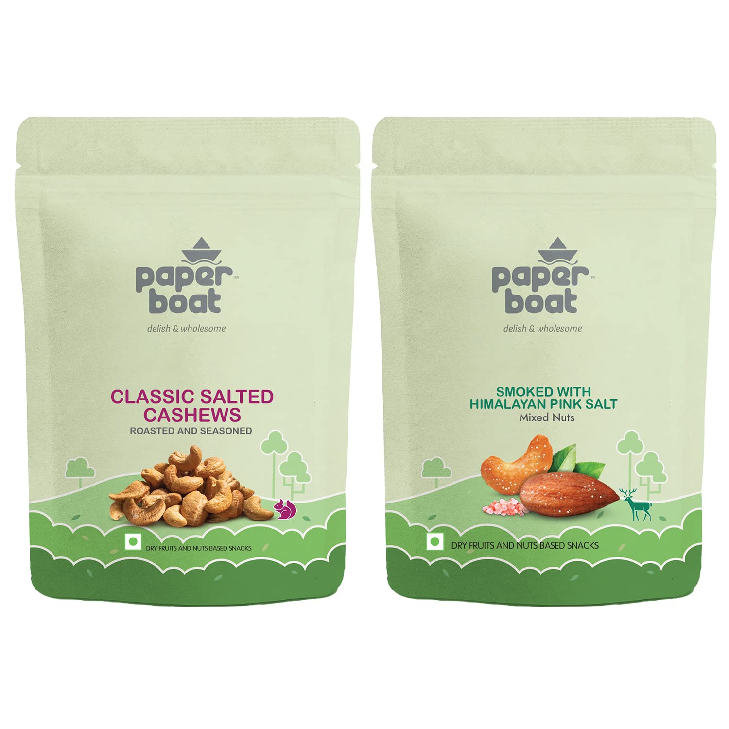 Paper Boat Smoked and Roasted Nuts Combo | Mixed Nuts & Salted Cashews (2 X 200gms) (B0B9RRWLBK) Amazon Price History, Amazon Price Tracker