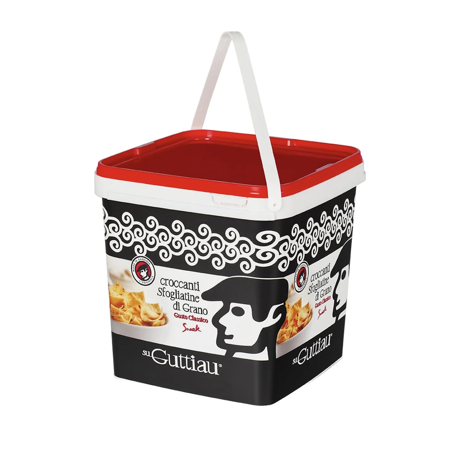 1 kg - Su Guttiau Classico - Pane Tipico Sardo all'Olio d'Oliva - Su Guttiau