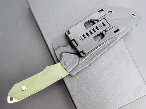 Miniatura 8 de Eafengrow EF122 Cuchillo de hoja fija D2 Hoja de acero G10 Cuchillo de bolsillo con mango fijo, supervivencia, cuchillos de herramientas de