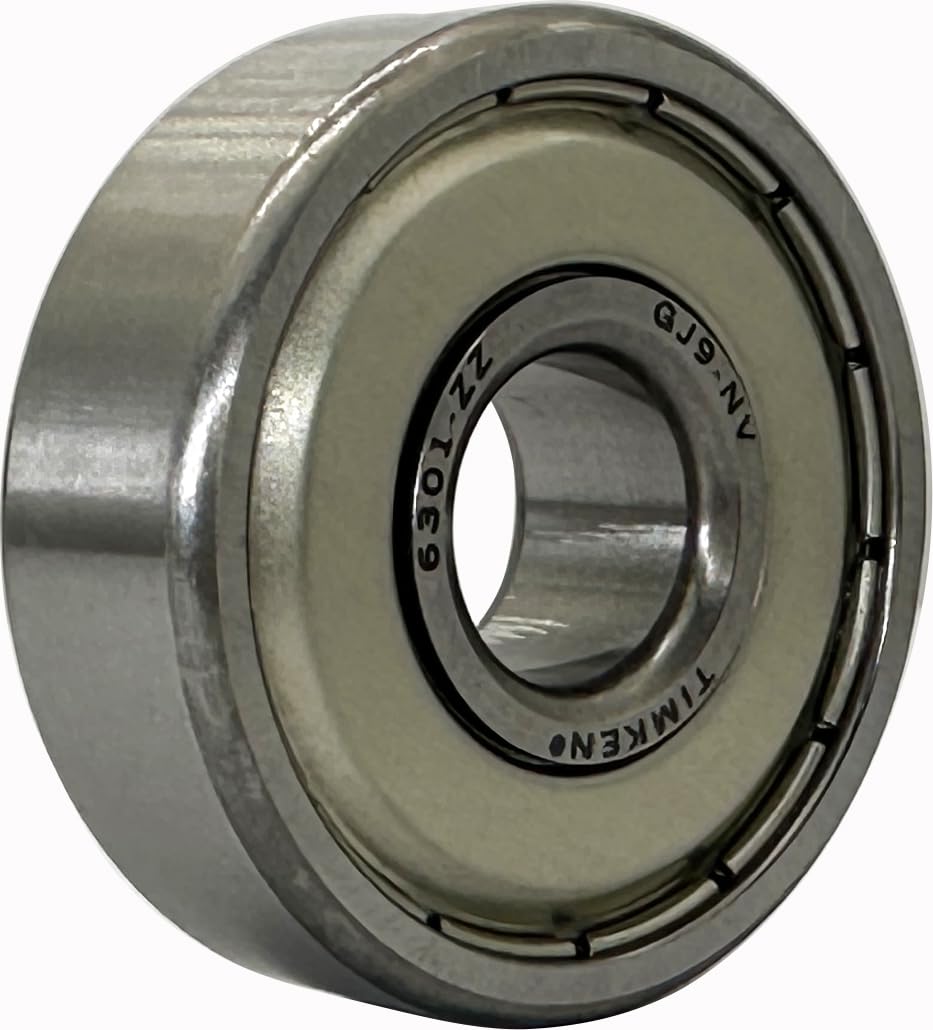 2PACK TIMKEN 6301-ZZ Double Metal Seal Bearings 12x37x12mm, Pre