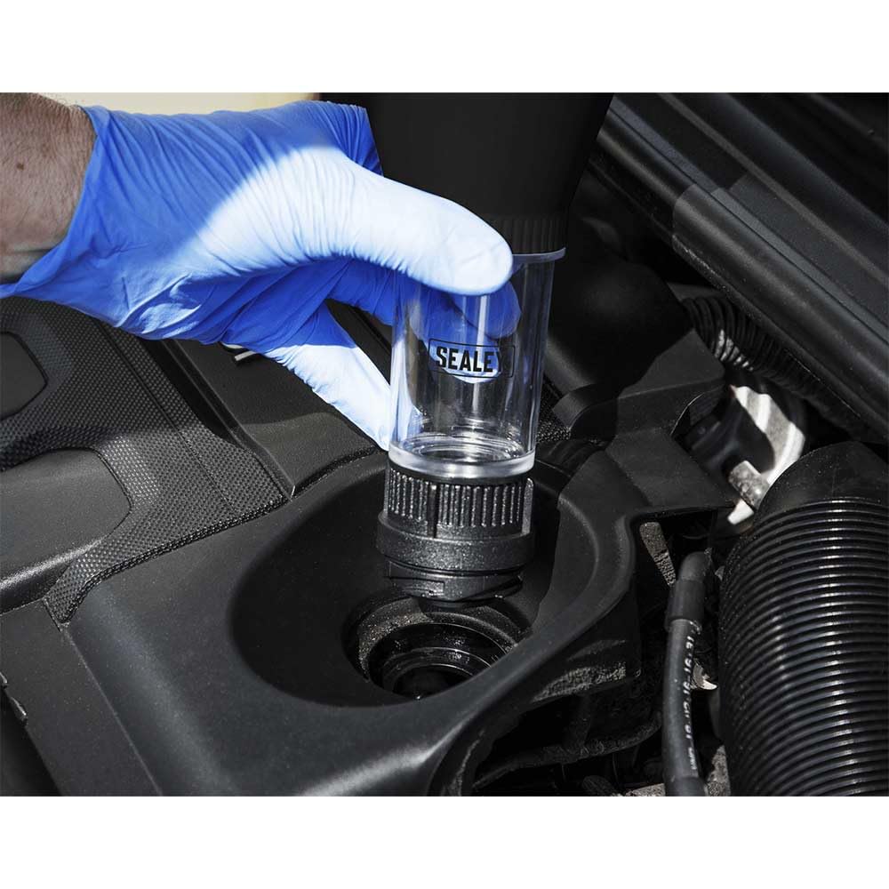 Sealey Juego de embudos de aceite de motor, 5 piezas, Audi, Seat, Skoda y Volkswagen VS7105