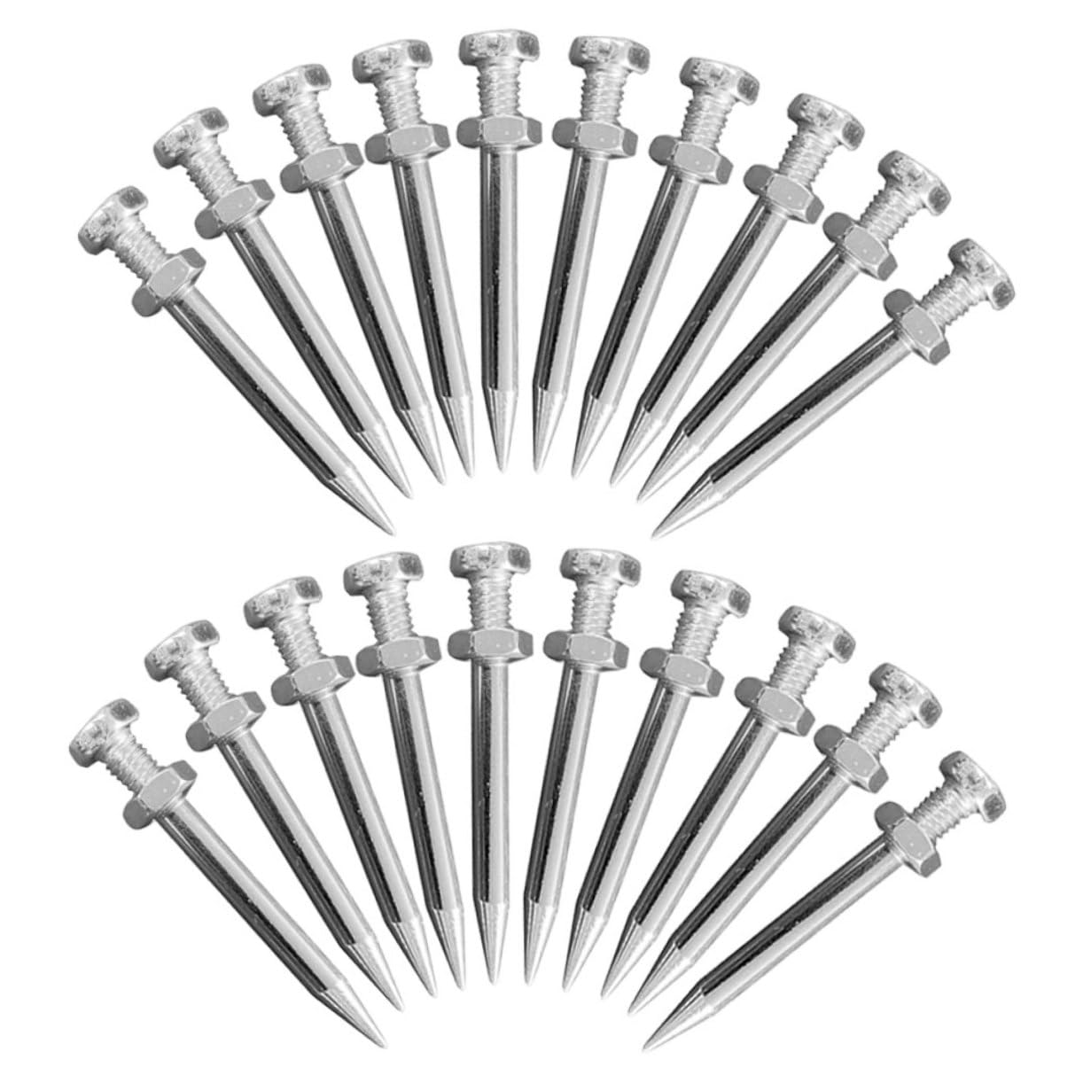SOLUSTRE Garden Stake Aerator for The Lawn 20pcs Lawn Aerator Shoes Turf Spike Accessories