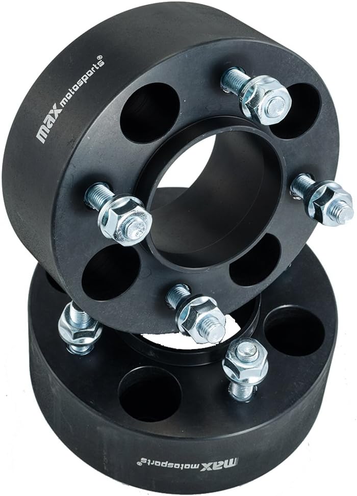 2pcs 2" 4/110 4x110 ATV Wheel Spacers compatible with Honda Polaris Kawasaki Yamaha Rhino Grizzly Suzuki (Black)