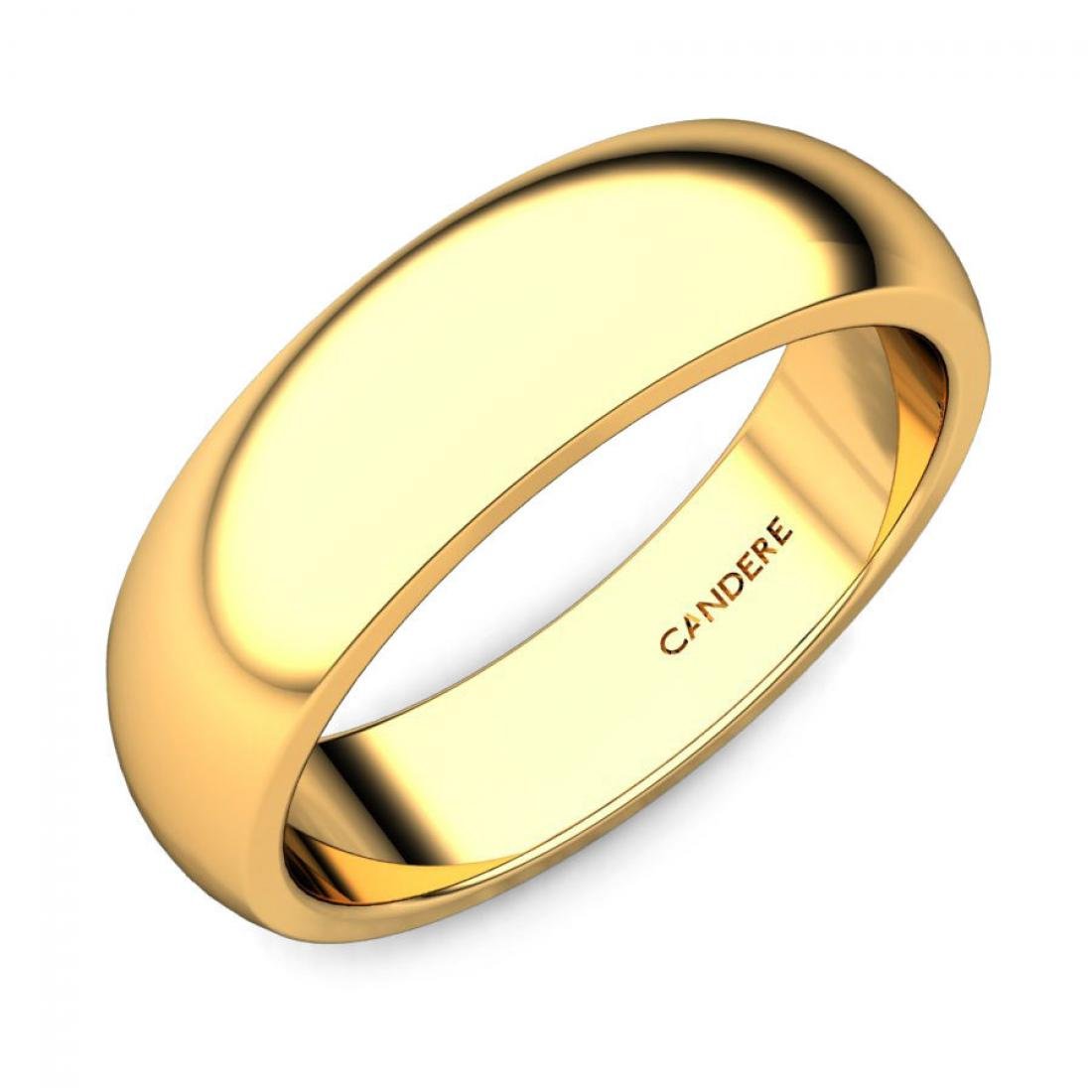 Candere by Kalyan Jewellers Yellow Gold Ring for Women
