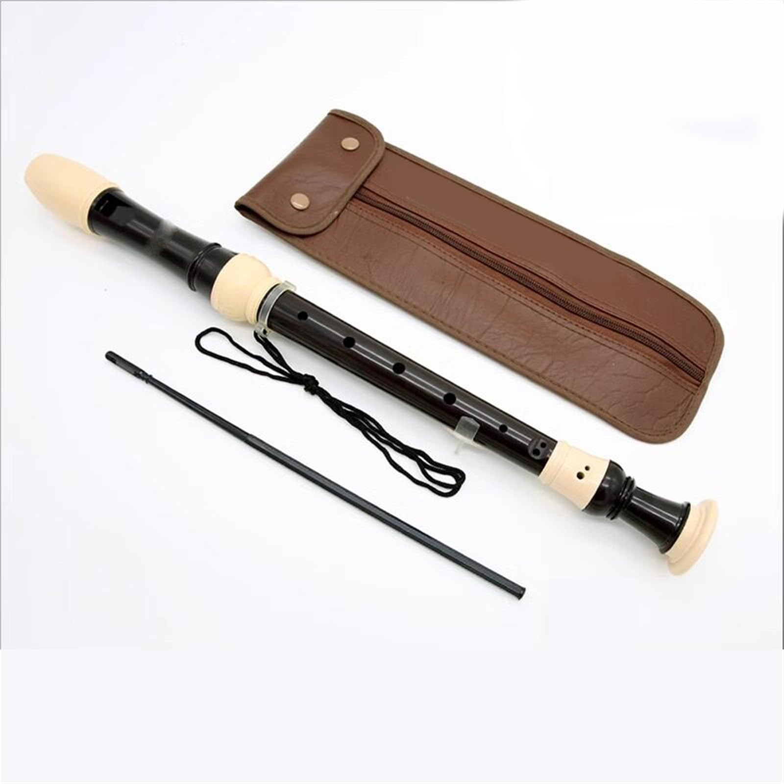 Flauto Dolce Professionale Flauto Dolce Contralto (chiave A 8 Fori Di Diteggiatura Fa Tedesca) Nero