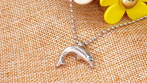 Stainless Steel Dolphin Urn Necklace for Ashes Cremation Jewelry Memorial Keepsake3