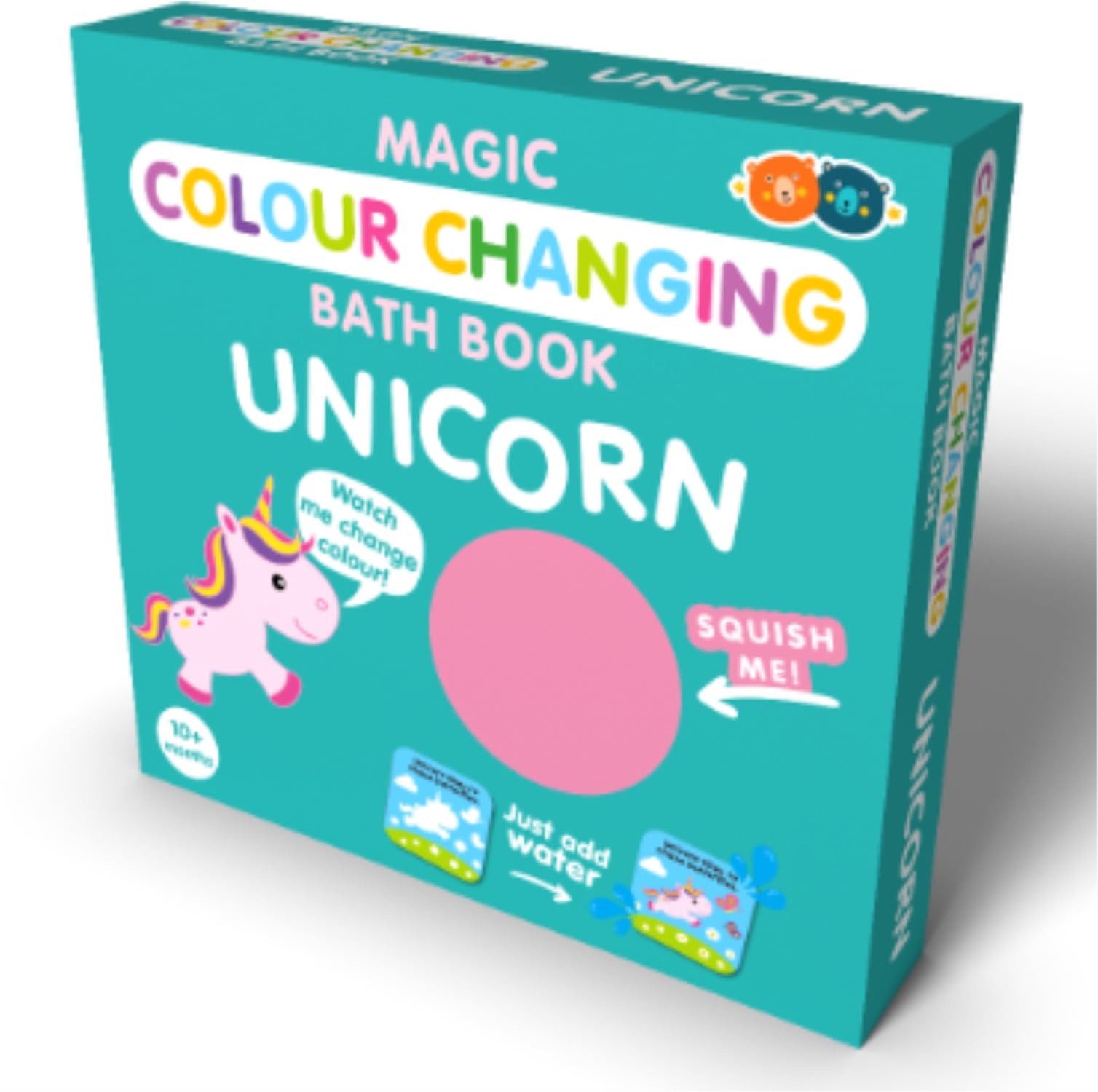 Magic Colour Changing Bath Book - Unicorn by Buddy and Barney - 9781912544639