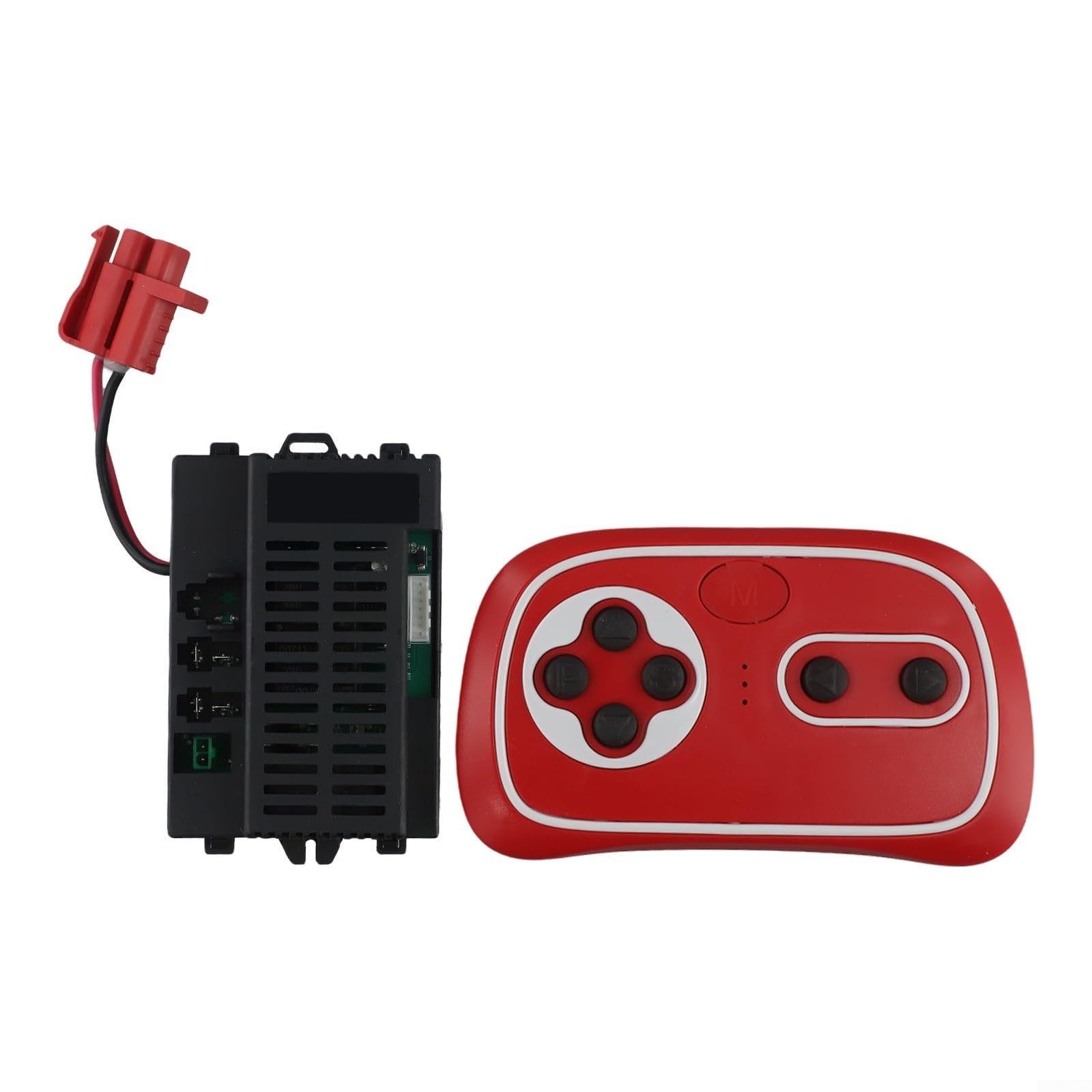 HpLive 2 pezzi RX71 12 V telecomando e ricevitore per bambini veicoli elettrici, 2,4 G compatibile Bluetooth, scatola di ricambio in ABS e