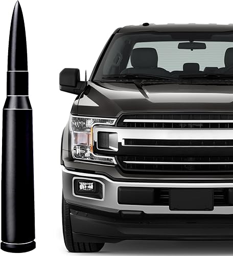 Antena de camión para Ford F150 (2009-2024), Ford F150 Raptor (2009-2024), antena Ford F150 - Bobina conductora interna - Roscado de acero