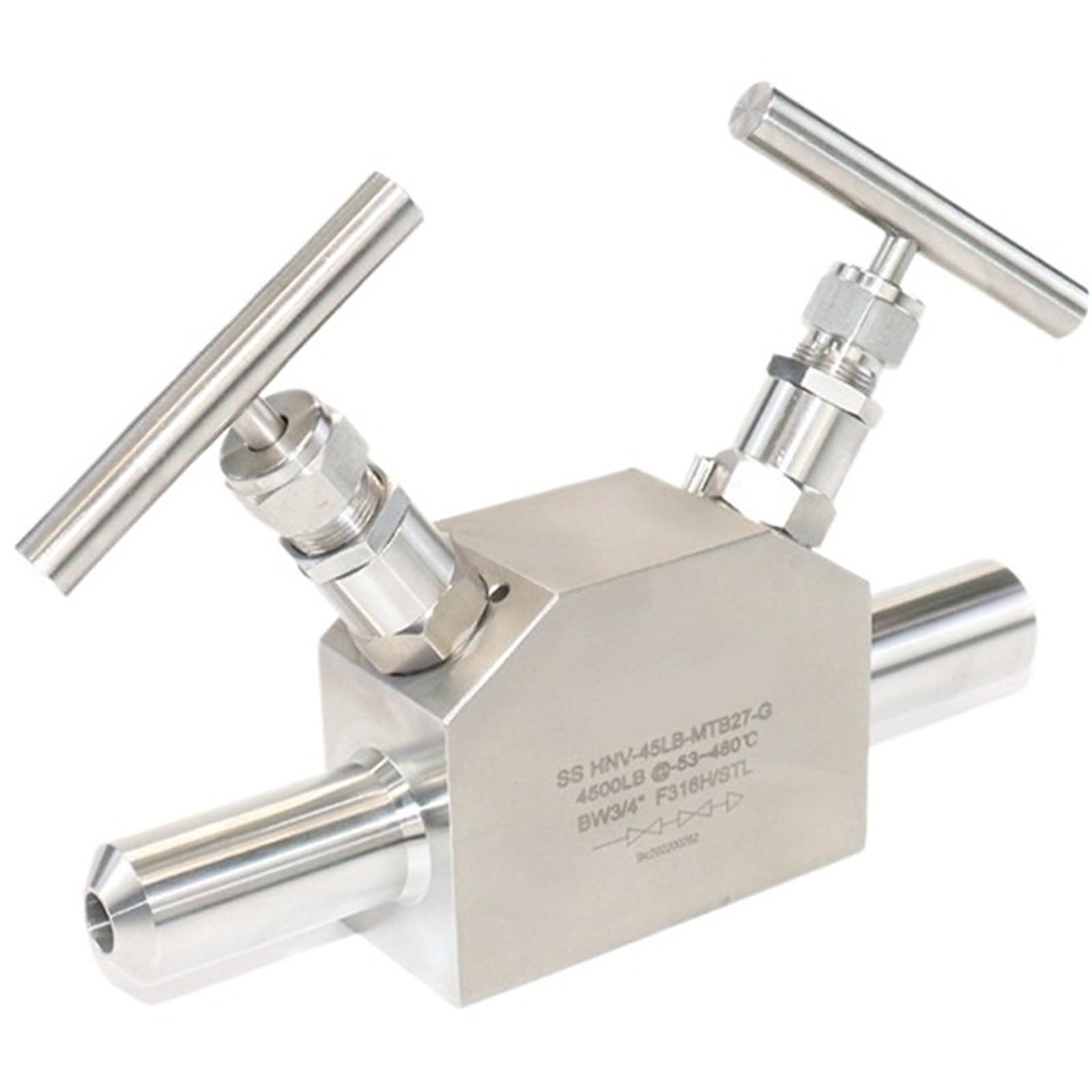 Belovek One Color Integrated Double Valve High-Pressure Butt Welding Globe Needle